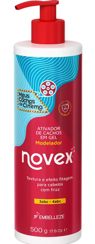 ATIVADOR CACHOS NOVEX GEL CACHOS DE CINEMA 500G