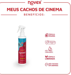 UMIDIFICADOR NOVEX MEUS CACHOS CINEMA 300ML - Bazar do Cabeleireiro | Produtos de Perfumaria para uso profissional e domestico. Melhor loja de perfumaria de Recife e Regiao metropolitana