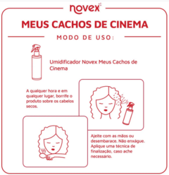 UMIDIFICADOR NOVEX MEUS CACHOS CINEMA 300ML - loja online