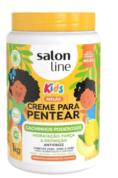 CREME PARA PENTEAR SALON LINE KIDS MELAO 1KG - comprar online