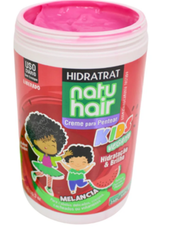 CREME PARA PENTEAR NATUHAIR KIDS MELANCIA 1KG - Bazar do Cabeleireiro | Produtos de Perfumaria para uso profissional e domestico. Melhor loja de perfumaria de Recife e Regiao metropolitana