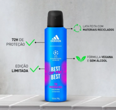 DESODORANTE AEROSOL ADIDAS BEST OF THE BEST 150ML na internet