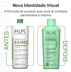 CONDICIONADOR FELPS BAMBOO 250ML - Bazar do Cabeleireiro | Produtos de Perfumaria para uso profissional e domestico. Melhor loja de perfumaria de Recife e Regiao metropolitana