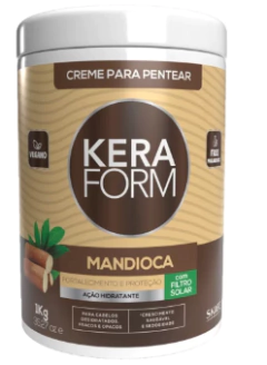 CREME PARA PENTEAR KERAFORM MANDIOCA 1KG