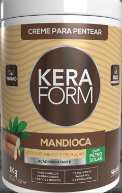 CREME PARA PENTEAR KERAFORM MANDIOCA 1KG