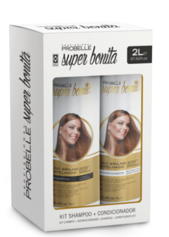 KIT SUPER BONITA SHAMPOO E CONDICIONADOR BRILHO ESPELHADO 1L na internet