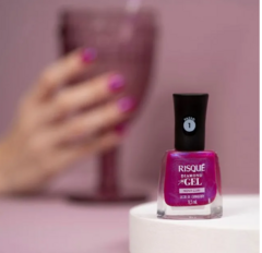ESMALTE RISQUE DIAMOND GEL LICOR DE CRANBERRY 9,5 ML - loja online