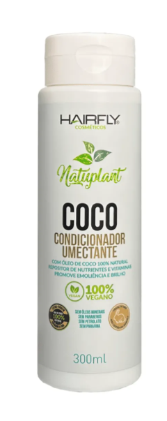 CONDICIONADOR HAIR FLY NATUPLANT COCO 300ML 