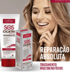 LEAVE IN SOS CAPICILIN CICATRI 200ML - Bazar do Cabeleireiro | Produtos de Perfumaria para uso profissional e domestico. Melhor loja de perfumaria de Recife e Regiao metropolitana