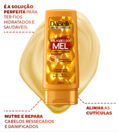KIT DABELLE SHAMPOO E CONDICIONADOR MILAGRES DO MEL 450ML - loja online