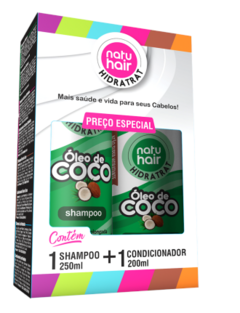 KIT NATUHAIR SHAMPOO E CONDICIONADOR OLEO COCO 450ML