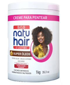 CREME PARA PENTEAR NATUHAIR SUPER OLEOS 1KG 