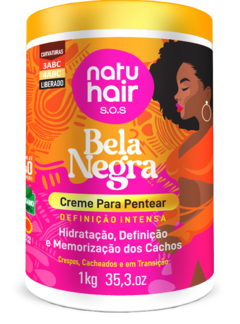 CREME PARA PENTEAR NATUHAIR BELA NEGRA 1KG