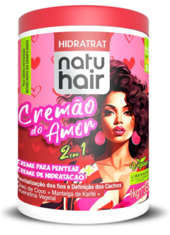 CREME PARA PENTEAR NATUHAIR CREMAO AMOR 1KG 
