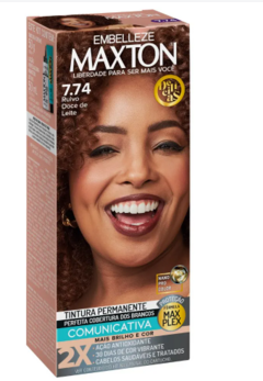 TINTA MAXTON PRATICA 7.74 RUIVO DOCE LEITE
