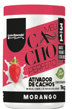 ATIVADOR DE CACHOS GOTA DOURADA MORANGO 1KG