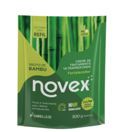CREME DE TRATAMENTO NOVEX BROTO BAMBU REFIL 300G
