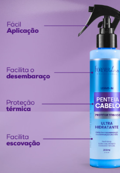 FINALIZADOR FOREVER LISS PENTEIA CABELO 200ML - Bazar do Cabeleireiro | Produtos de Perfumaria para uso profissional e domestico. Melhor loja de perfumaria de Recife e Regiao metropolitana