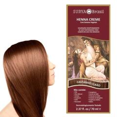 TINTA SURYA HENNA CREME CASTANHO CLARO UN
