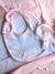 Imagen de Ajuar talle 1 Premium rosa con bailarina rosa bebe