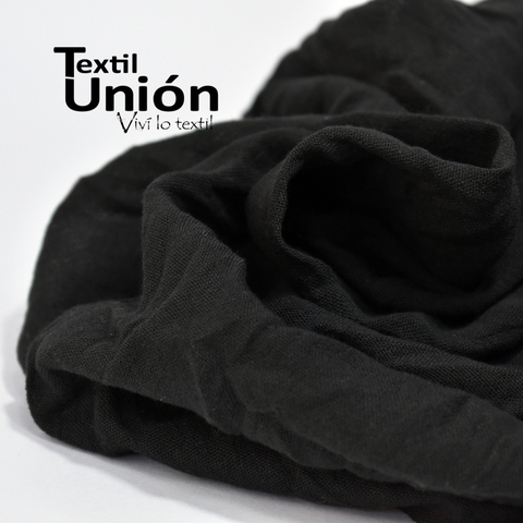 GASA ARRUGADA NEGRO (ANCHO 2.90 MTS)