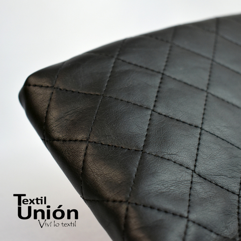 MATELASSÉ DE CUERINA P.U CUERO SINTETICO-NEGRO
