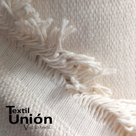 MANTA RUSTICA CRUDA LISA (ANCHO 1.50 METROS) - TEXTIL UNION