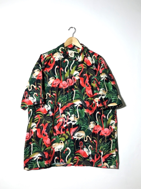 Camisa hawaiana FLAMENCOS #3148
