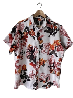 Camisa Floreada talle M #5071