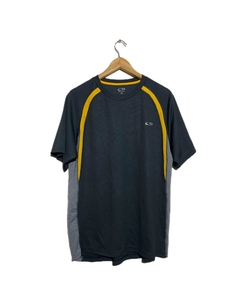 Remera CHAMPION GRIS Y AMARILLA #4348
