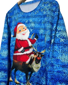 Buzo NAVIDAD CELESTE #4590 - comprar online