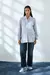 CAMISA NEPAL POPLIN RAYADO VENGA MADRE - BYN en internet