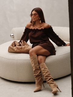 Imagem do VESTIDO LOLA MARROM