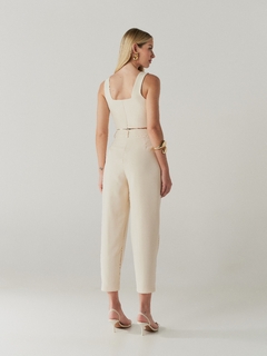 CALÇA CENOURA LUIZA CREME - loja online