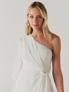 VESTIDO MIDI ASHLEY OFF WHITE - loja online