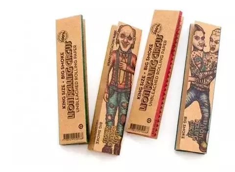 Sedas Lion Rolling Circus Unbleached king size