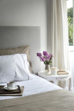 Juego de sabanas 100% algodón- BEIGE - tienda online