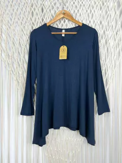 Blusa Assimétrica Manga Longa - Bohdana