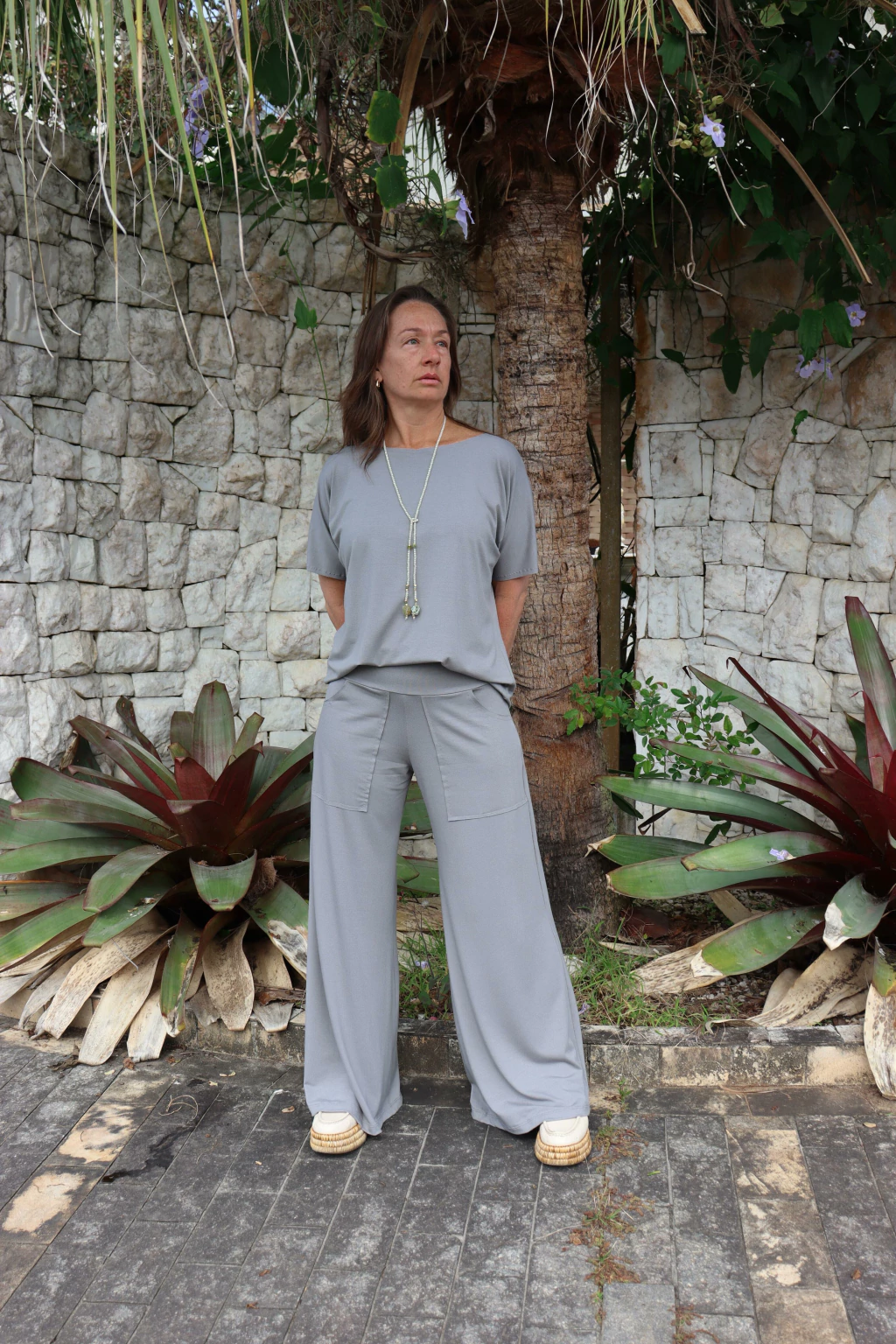 Conjunto Crepe de Malha