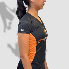 Baby Look Dry-fit - Fit Combat Preta - comprar online