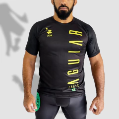 T-Shirt Dry-fit Fábio Aguiar Fight Company Preta