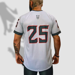 Tipo Jérsey #25 - Padrão 1 Off White Rhynos FA - Lycan