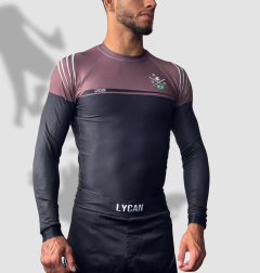 Rash Guard Manga Longa LY26 - Grad. Marrom - comprar online