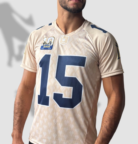 Tipo Jérsey #15 - Padrão Bege 10 Anos Monsters - comprar online