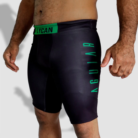 Short Compressão Fábio Aguiar Fight Company - Preto