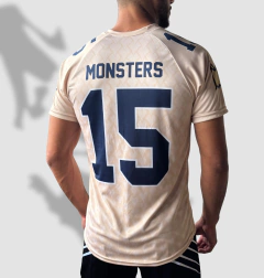 Tipo Jérsey #15 - Padrão Bege 10 Anos Monsters - Lycan