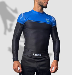 Rash Guard Manga Longa LY26 - Grad. Azul - comprar online