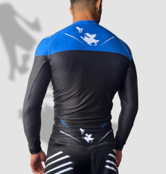 Rash Guard Manga Longa LY26 - Grad. Azul - Lycan