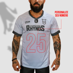 Tipo Jérsey Personalizada - Padrão 1 Off White Rhynos FA