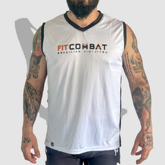 Regata Basquete Fit Combat 63 Branca - comprar online
